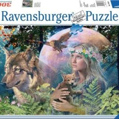 Ravensburger Puzzel Wolven In De Maneschijn - Legpuzzel - 3000 Stukjes -Puzzels Verfijnd Winkel 550x408 27