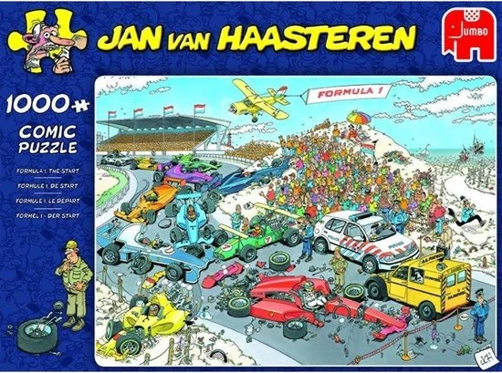 Jan Van Haasteren Formule 1 De Start Puzzel - 1000 Stukjes 10 Jan Van Haasteren Formule 1 De Start Puzzel - 1000 Stukjes - Afbeelding 10