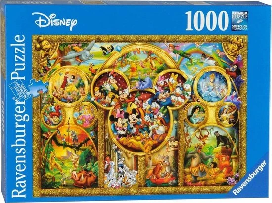Ravensburger Puzzel Disney Mooiste Disney Thema's - Legpuzzel - 1000 Stukjes 7 Ravensburger Puzzel Disney Mooiste Disney Thema's - Legpuzzel - 1000 Stukjes - Afbeelding 7