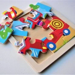 LS Goods Houten Puzzel - Brandweer Auto - 9 Delig - 11x11 Cm - Montessori -Puzzels Verfijnd Winkel 550x410 12