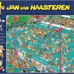 Jan Van Haasteren Hockey Kampioenschappen Puzzel - 1000 Stukjes -Puzzels Verfijnd Winkel 550x410