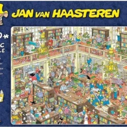 Jan Van Haasteren De Bibliotheek Puzzel - 1000 Stukjes -Puzzels Verfijnd Winkel 550x411
