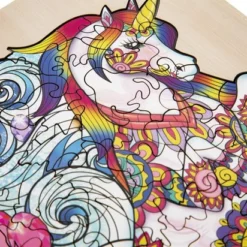 Grafix Houten Puzzel Unicorn | Unieke Puzzelstukjes In Vorm Van Fantasie Thema | 130 Puzzelstukjes | Puzzel Voor Kinderen En Volwassenen | Formaat 30 X 22.5 CM | Cadeau Voor Jong En Oud -Puzzels Verfijnd Winkel 550x412 29