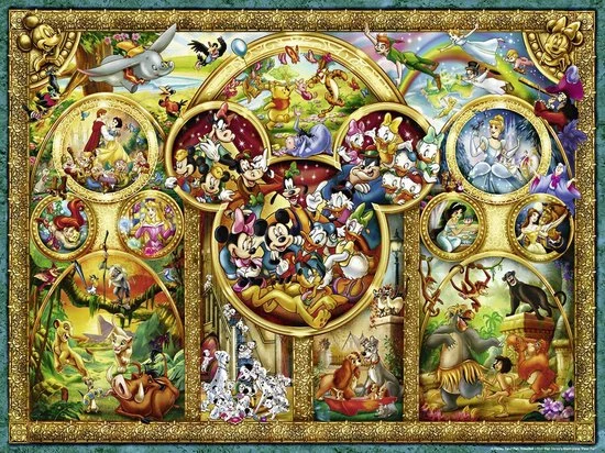 Ravensburger Puzzel Disney Mooiste Disney Thema's - Legpuzzel - 1000 Stukjes 6 Ravensburger Puzzel Disney Mooiste Disney Thema's - Legpuzzel - 1000 Stukjes - Afbeelding 6