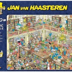 Jan Van Haasteren De Bibliotheek Puzzel - 2000 Stukjes -Puzzels Verfijnd Winkel 550x413