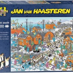 Jan Van Haasteren Zuidpool Expeditie Puzzel - 1000 Stukjes -Puzzels Verfijnd Winkel 550x414 4