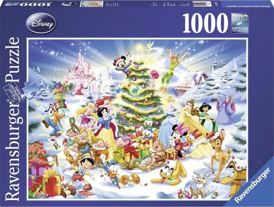 Ravensburger Puzzel Kerstmis Met Disney - Legpuzzel - 1000 Stukjes 1 Ravensburger Puzzel Kerstmis Met Disney - Legpuzzel - 1000 Stukjes