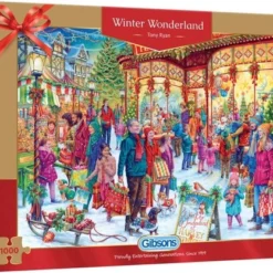 Puzzel Gibsons Christmas Limited Edition Winter Wonderland 1000 Stukjes