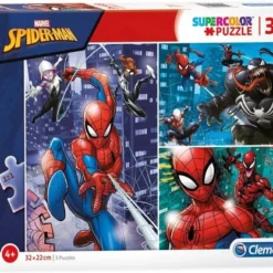 Spider-Man Puzzel Puzzle - 3 Puzzles In 1 - 3 X 48 - Vanaf 4 Jaar - Clementoni - Spiderman -Puzzels Verfijnd Winkel 550x417 13