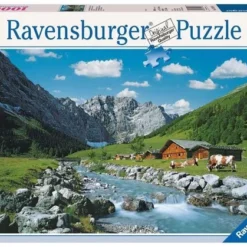 Ravensburger Puzzel Karwendelgebergte, Oostenrijk - Legpuzzel - 1000 Stukjes -Puzzels Verfijnd Winkel 550x419 12