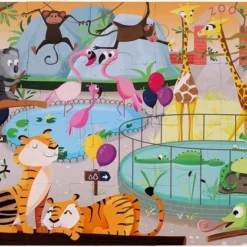 Janod Voelpuzzel - Een Dag In De Dierentuin -Puzzels Verfijnd Winkel 550x419 9