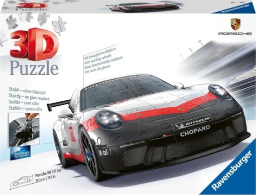 Ravensburger Porsche GT3 Cup - 3D Puzzel - 108 Stukjes -Puzzels Verfijnd Winkel 550x420 25