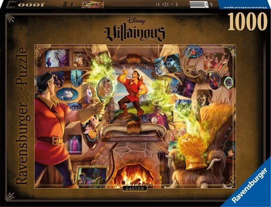 Ravensburger Puzzel Disney Villainous Gaston - Legpuzzel - 1000 Stukjes 1 Ravensburger Puzzel Disney Villainous Gaston - Legpuzzel - 1000 Stukjes