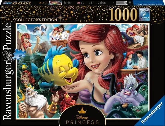 Ravensburger Puzzel Disney De Kleine Zeemeermin Collectors Edition - Legpuzzel - 1000 Stukjes 1 Ravensburger Puzzel Disney De Kleine Zeemeermin Collectors Edition - Legpuzzel - 1000 Stukjes