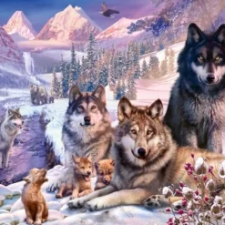 Ravensburger Puzzel Wolven In De Sneeuw - Legpuzzel - 2000 Stukjes -Puzzels Verfijnd Winkel 550x421 34