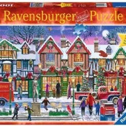 Ravensburger Puzzel Kerstmis Op Het Plein - Legpuzzel - 1000 Stukjes