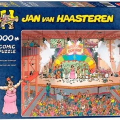 Jan Van Haasteren Eurovisie Songfestival Puzzel - 1000 Stukjes -Puzzels Verfijnd Winkel 550x421 4