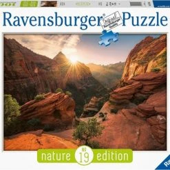 Ravensburger Puzzel Zion Canyon USA - Legpuzzel - 1000 Stukjes