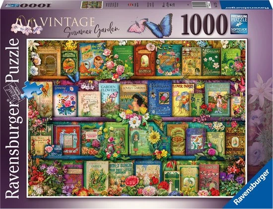 Ravensburger Puzzel Vintage Tuinboeken - Legpuzzel - 1000 Stukjes 1 Ravensburger Puzzel Vintage Tuinboeken - Legpuzzel - 1000 Stukjes