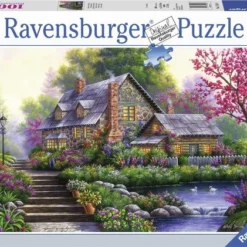 Ravensburger Puzzel Romantische Cottage - Legpuzzel - 1000 Stukjes