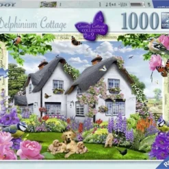 Ravensburger Puzzel Delphinium Cottage - Legpuzzel - 1000 Stukjes
