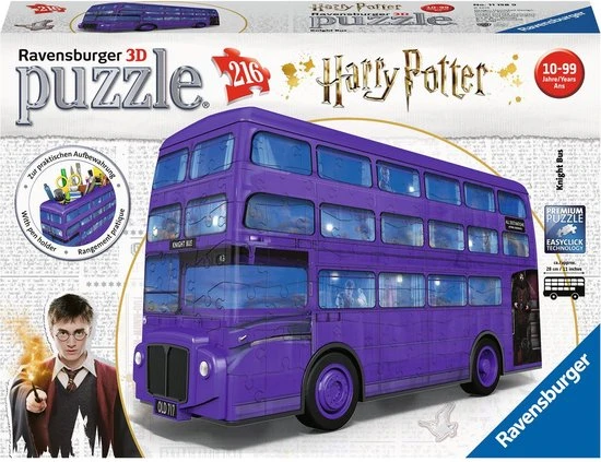 Ravensburger Harry Potter Bus - 3D Puzzel - 216 Stukjes 8 Ravensburger Harry Potter Bus - 3D Puzzel - 216 Stukjes - Afbeelding 8
