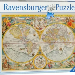 Ravensburger Puzzel Wereldkaart 1594 - Legpuzzel - 1500 Stukjes -Puzzels Verfijnd Winkel 550x425 4