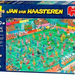 Jan Van Haasteren WK Vrouwenvoetbal Puzzel - 1000 Stukjes -Puzzels Verfijnd Winkel 550x428 2