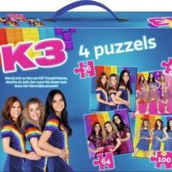 K3 Puzzel - 4 In 1 Puzzel - 36/49/64/100 Stukjes -Puzzels Verfijnd Winkel 550x428 5