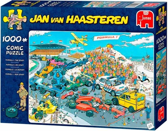Jan Van Haasteren Formule 1 De Start Puzzel - 1000 Stukjes 11 Jan Van Haasteren Formule 1 De Start Puzzel - 1000 Stukjes - Afbeelding 11
