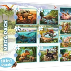 Trefl Dino`s 10-in-1 Puzzel - 20/35/48 Stukjes -Puzzels Verfijnd Winkel 550x429 7