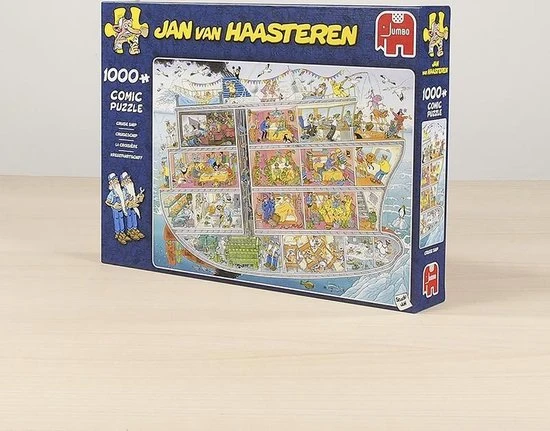 Jan Van Haasteren Cruiseschip Puzzel - 1000 Stukjes 7 Jan Van Haasteren Cruiseschip Puzzel - 1000 Stukjes - Afbeelding 7