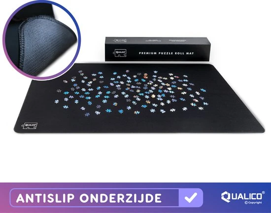Qualico 1500 - Puzzelmat Neopreen - Antislip - De Portapuzzle Die Echt Werkt! Tot En Met 1500 Stukjes - 66 X 120 Cm 13 Qualico 1500 - Puzzelmat Neopreen - Antislip - De Portapuzzle Die Echt Werkt! Tot En Met 1500 Stukjes - 66 X 120 Cm - Afbeelding 13