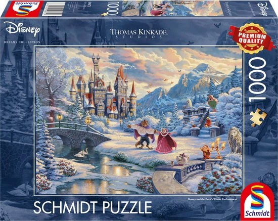 Schmidt Puzzle Legpuzzel Disney Belle En Het Beest 1000 Stukjes 1 Schmidt Puzzle Legpuzzel Disney Belle En Het Beest 1000 Stukjes