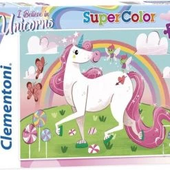 Clementoni Legpuzzel - Supercolor Puzzel Collectie - Unicorn - 104 Stukjes, Puzzel Kinderen -Puzzels Verfijnd Winkel 550x441 4