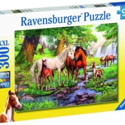 Ravensburger Puzzel Wilde Paarden Bij De Rivier - Legpuzzel - 300XXL Stukjes -Puzzels Verfijnd Winkel 550x446 4