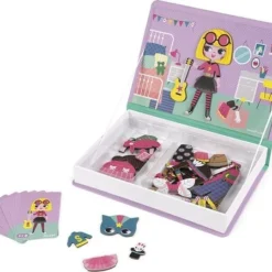 Janod Magnetibook - Verkleedfeest Meisjes 20 Janod Magnetibook - Verkleedfeest Meisjes -Puzzels Verfijnd Winkel 550x449 1