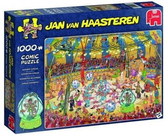 Jan Van Haasteren Acrobaten Circus Puzzel - 1000 Stukjes 7 Jan Van Haasteren Acrobaten Circus Puzzel - 1000 Stukjes - Afbeelding 7