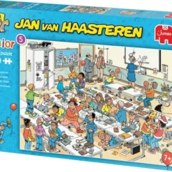 Jan Van Haasteren Junior Het Klaslokaal Puzzel - 360 Stukjes - Kinderpuzzel -Puzzels Verfijnd Winkel 550x451 10