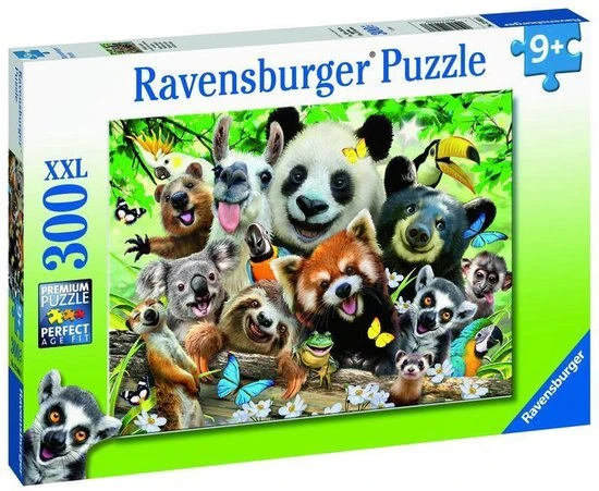 Ravensburger Puzzel Wildlife Selfie - Legpuzzel - 300 Stukjes XXL 4 Ravensburger Puzzel Wildlife Selfie - Legpuzzel - 300 Stukjes XXL - Afbeelding 4