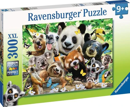 Ravensburger Puzzel Wildlife Selfie - Legpuzzel - 300 Stukjes XXL 5 Ravensburger Puzzel Wildlife Selfie - Legpuzzel - 300 Stukjes XXL - Afbeelding 5