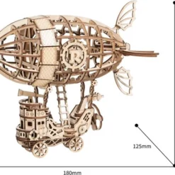 Robotime 3d-puzzel Airship 18 Cm Hout Naturel 176-delig -Puzzels Verfijnd Winkel 550x451 34