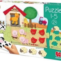 Goula Vormenpuzzel Boerderij Hout - Leren Tellen - 21 Stukjes -Puzzels Verfijnd Winkel 550x451 38