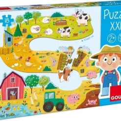Goula Vormenpuzzel Boerderij Junior Hout - 17 Stukjes