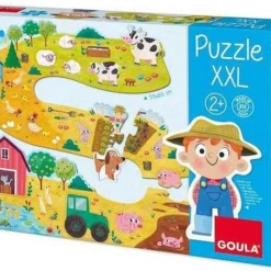 Goula Vormenpuzzel Boerderij Junior Hout - 17 Stukjes -Puzzels Verfijnd Winkel 550x454 4