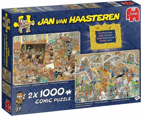 Jan Van Haasteren A Trip To The Museum Puzzel - 2 X 1000 Stukjes (without Gift) 8 Jan Van Haasteren A Trip To The Museum Puzzel - 2 X 1000 Stukjes (without Gift) - Afbeelding 8