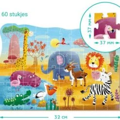 DODO Toys - Puzzel Dieren 4+ -60 Stukjes - 23x32 Cm - Dieren Speelgoed Voor Kinderen - Kinderpuzzel 4 Jaar 9 DODO Toys - Puzzel Dieren 4+ -60 Stukjes - 23x32 Cm - Dieren Speelgoed Voor Kinderen - Kinderpuzzel 4 Jaar -Puzzels Verfijnd Winkel 550x456 9