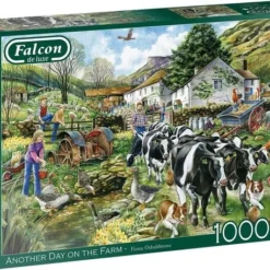 Falcon Puzzel Another Day On The Farm - Legpuzzel - 1000 Stukjes