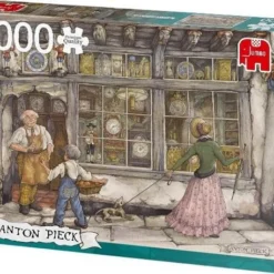 Jumbo Premium Collection Puzzel Anton Pieck De Klokkenwinkel - Legpuzzel - 1000 Stukjes -Puzzels Verfijnd Winkel 550x457 16