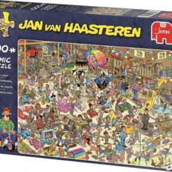 Jan Van Haasteren De Speelgoedwinkel Puzzel - 1000 Stukjes -Puzzels Verfijnd Winkel 550x458 118